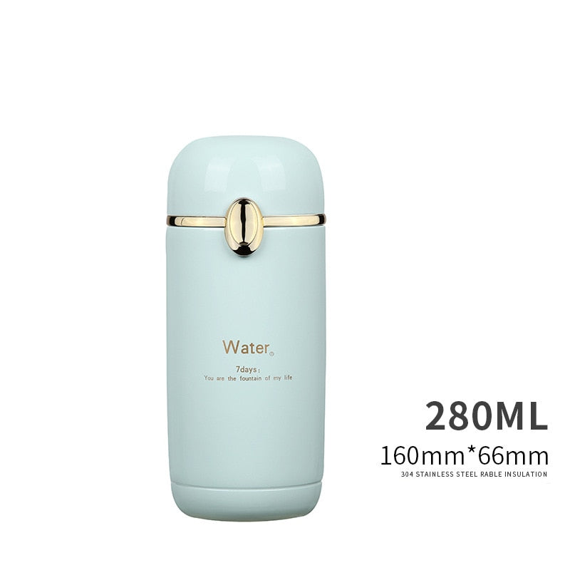 280ML Mini Stainless Steel Thermos Water Bottle